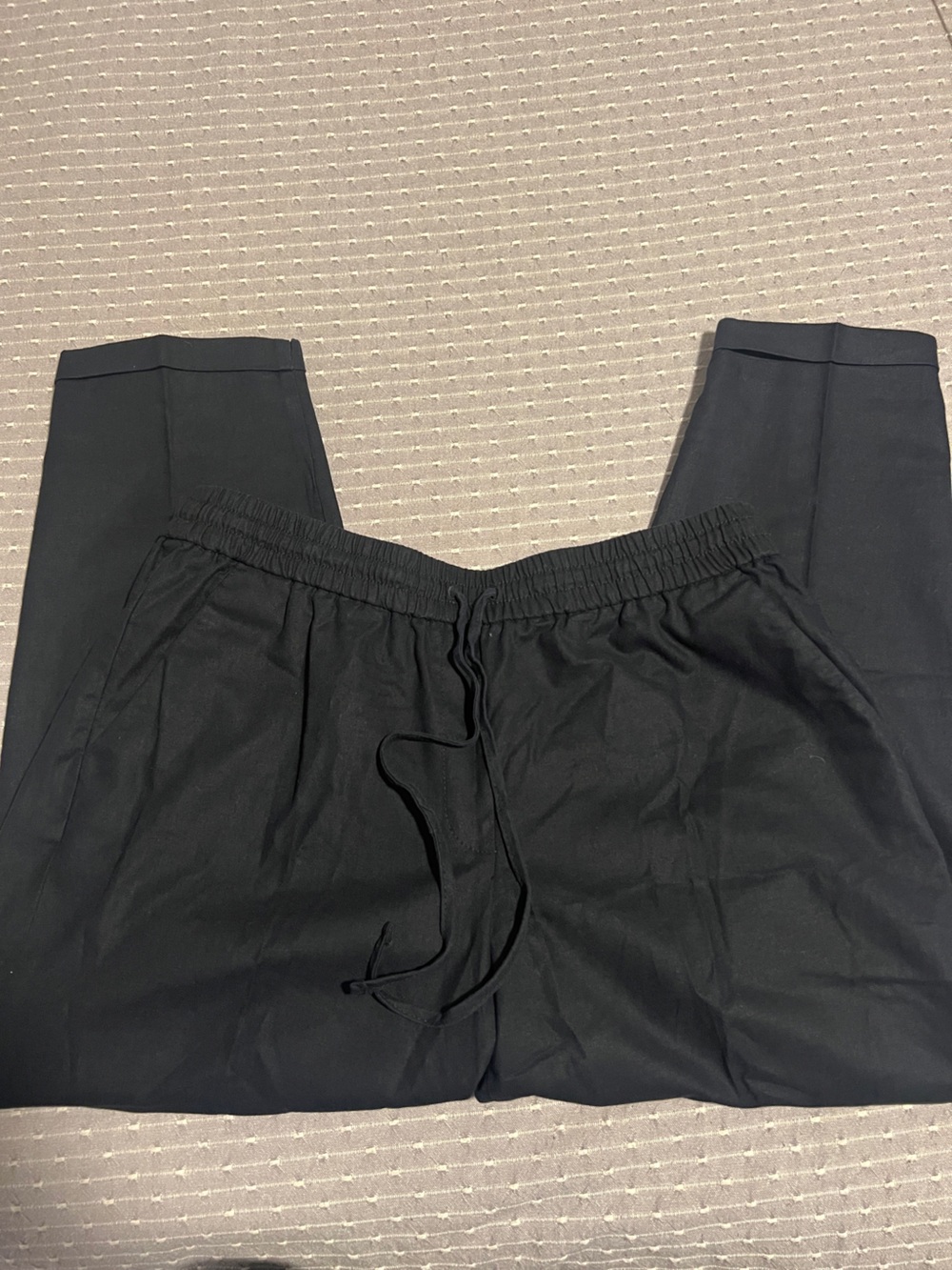 GUC Women’s JCrew Black Cropped Drawstring Pants - 14
